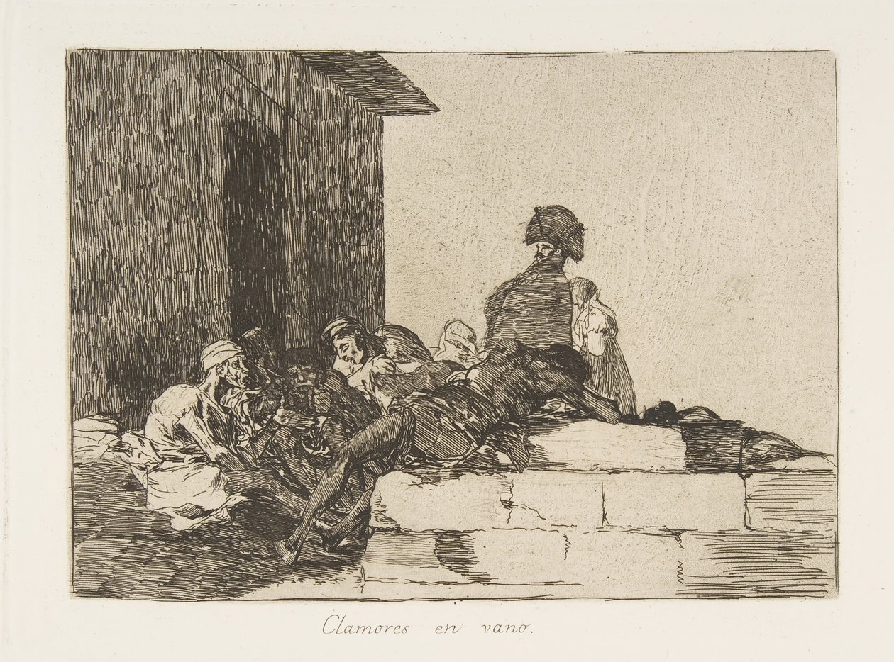 Platte 54 aus Die Schrecken des Krieges Los Desastres de la Guerra: Ap..., 1811-12 veröffentlicht 1863 von Francisco de Goya