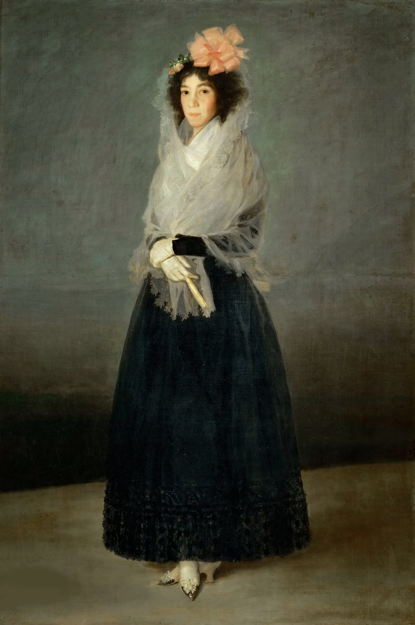 Porträt der Gräfin del Carpio, Marquesa de la Solana 1757-1795, ca. 1794 von Francisco Goya de