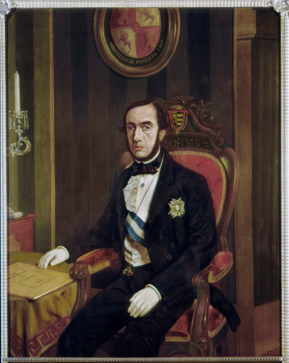 Porträt von Antonio Alcala Galiano von Francisco Javier de Urrutia