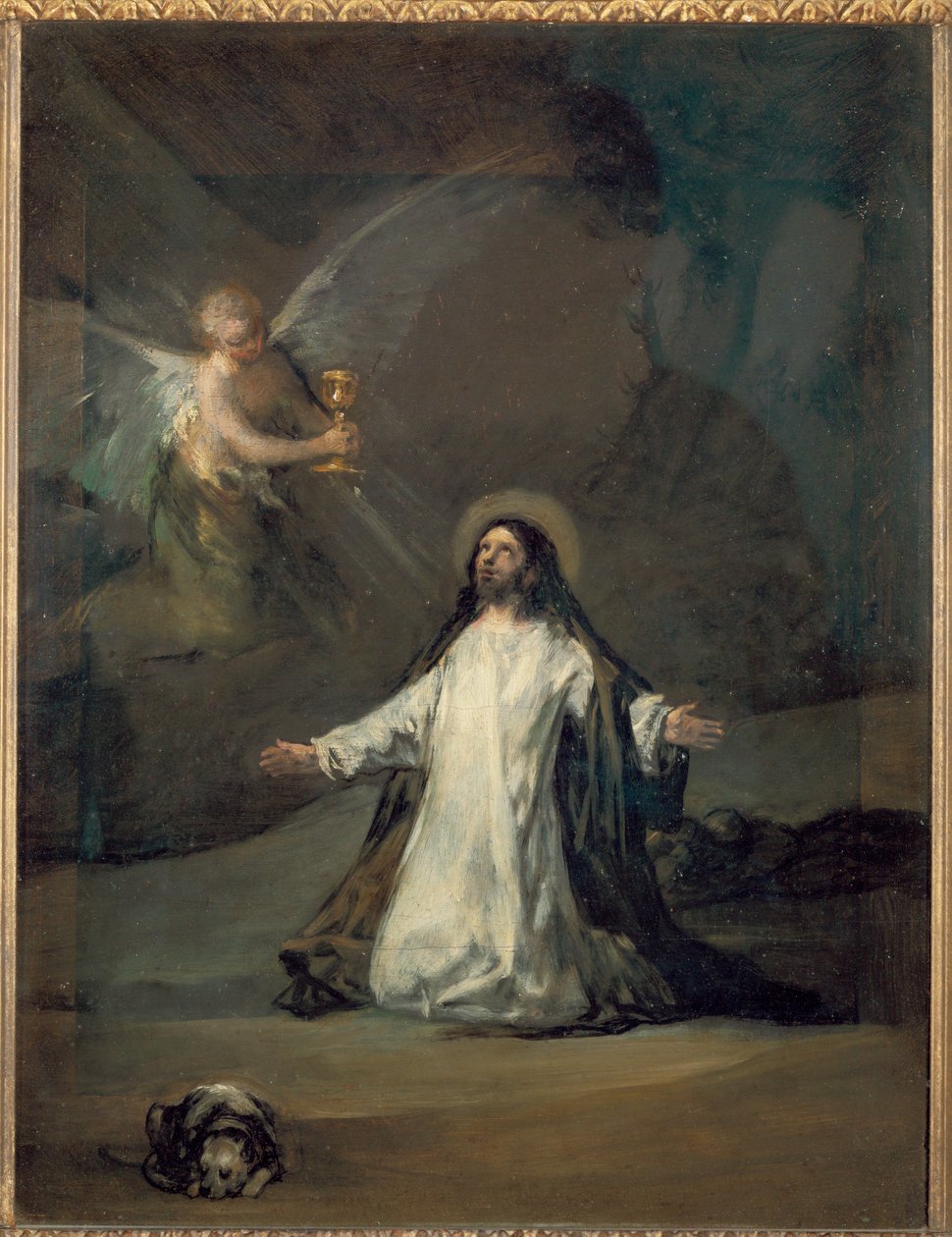 Christus in Gethsemane von Francisco Jose de (circle of) Goya y Lucientes