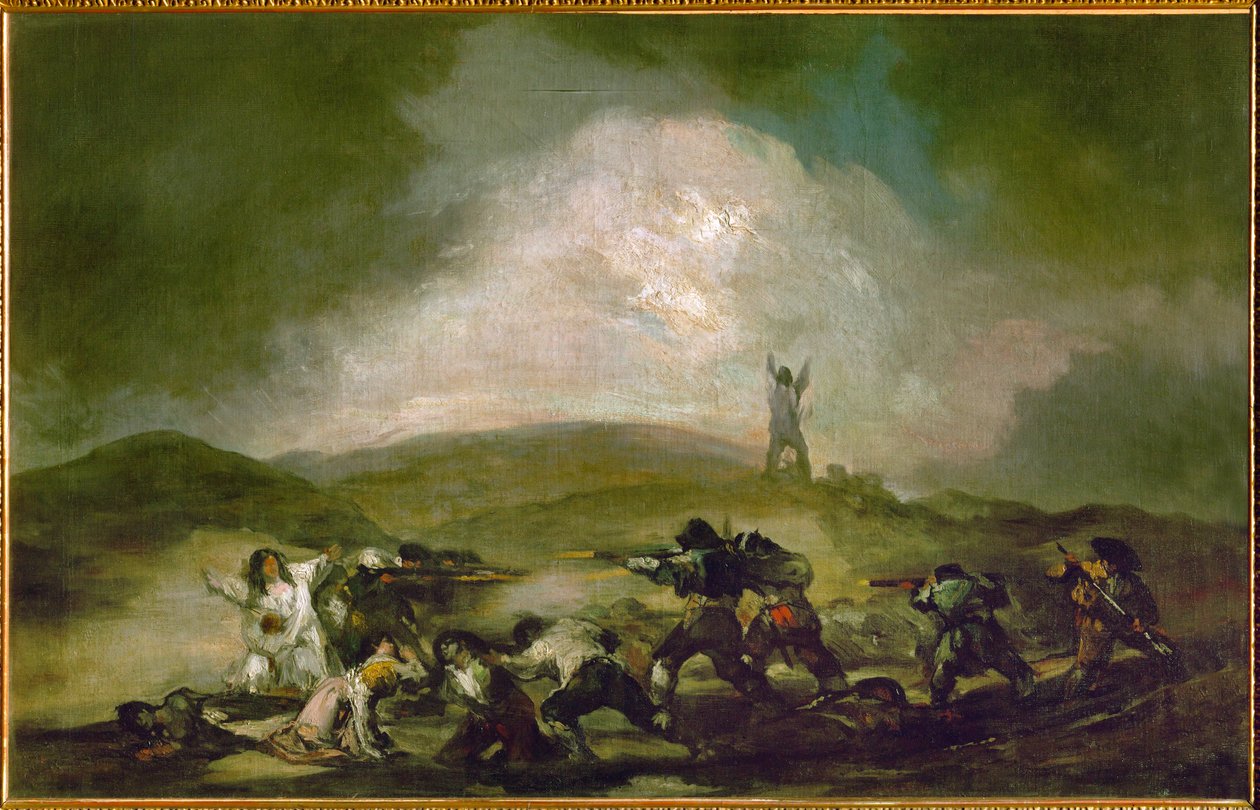 Eine Szene aus dem Spanischen Unabhängigkeitskrieg, ca. 1808-10 von Francisco Jose de Goya y Lucientes