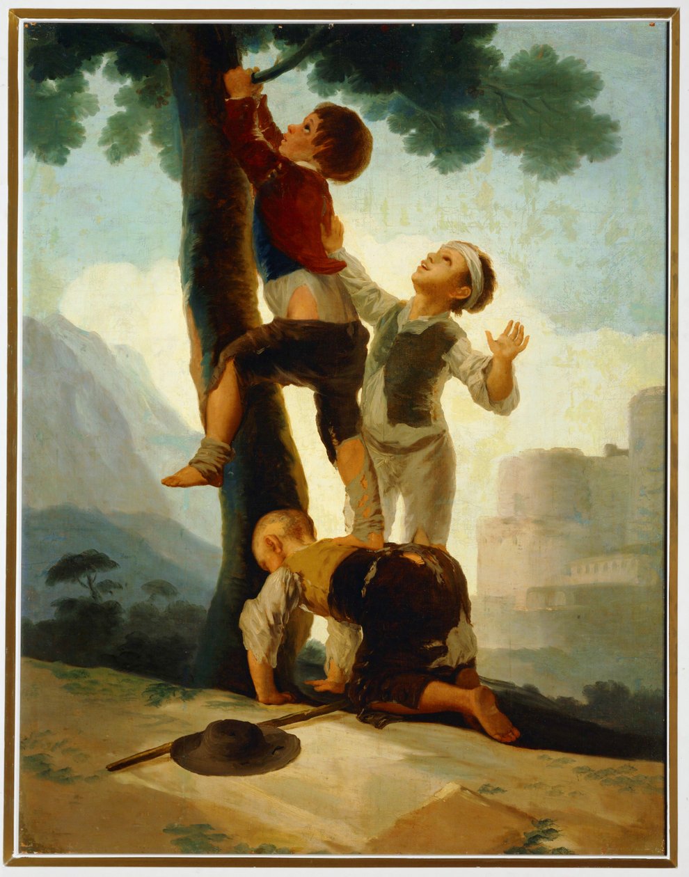 Jungen klettern auf einen Baum von Francisco Jose de Goya y Lucientes