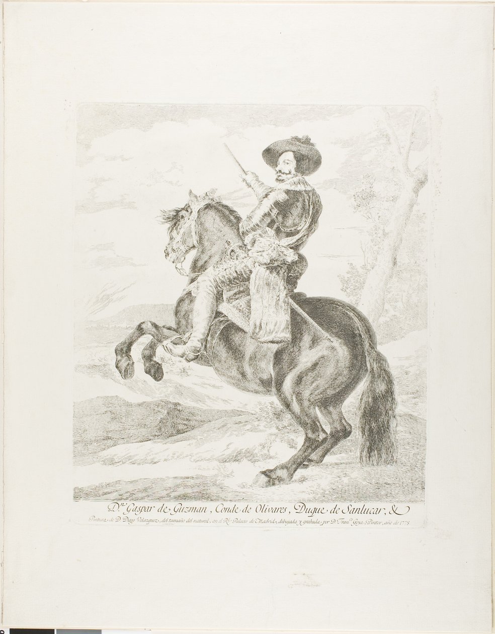 Gaspar de Guzman, Conde Duque von Olivares von Francisco Jose de Goya y Lucientes
