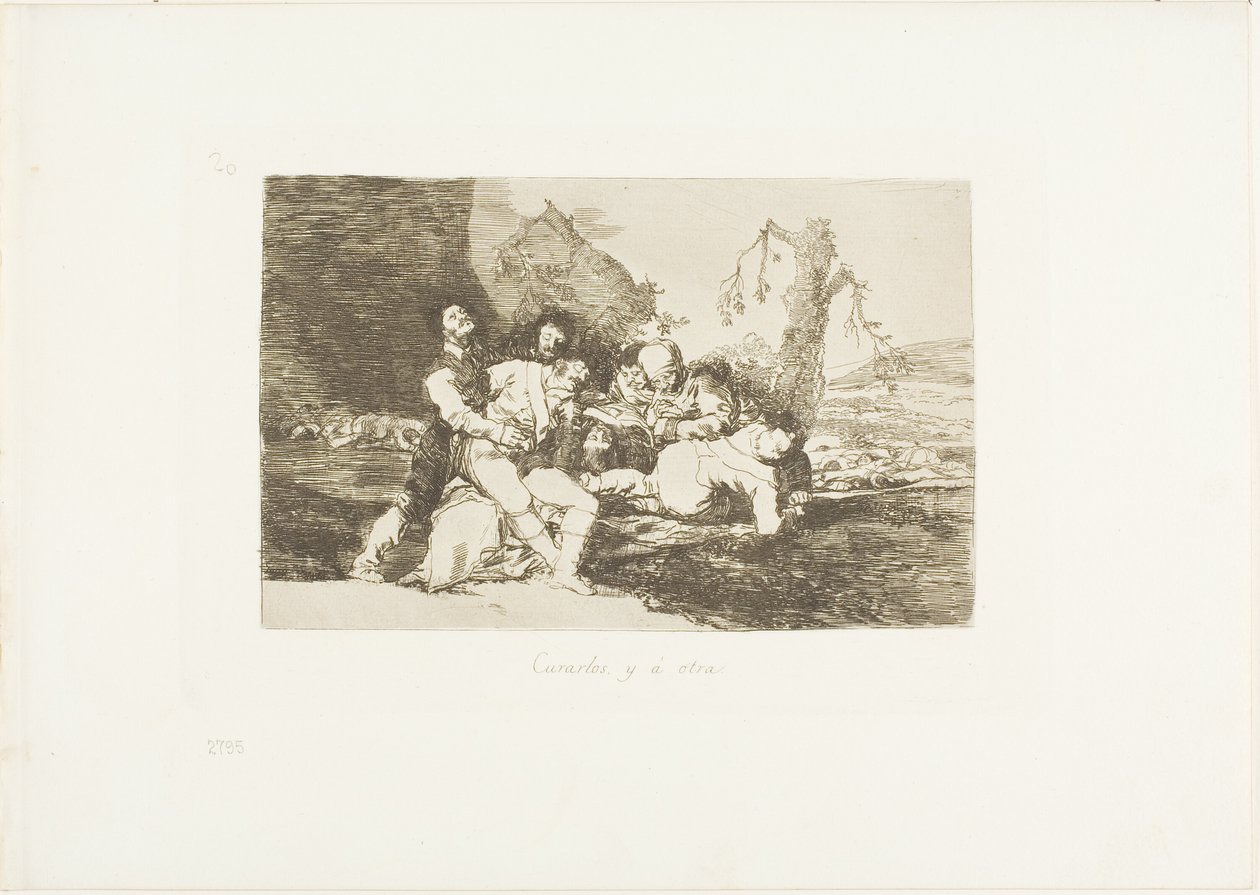 Gesund machen und weiter, Tafel 20 aus Die Schrecken des Krieges von Francisco Jose de Goya y Lucientes
