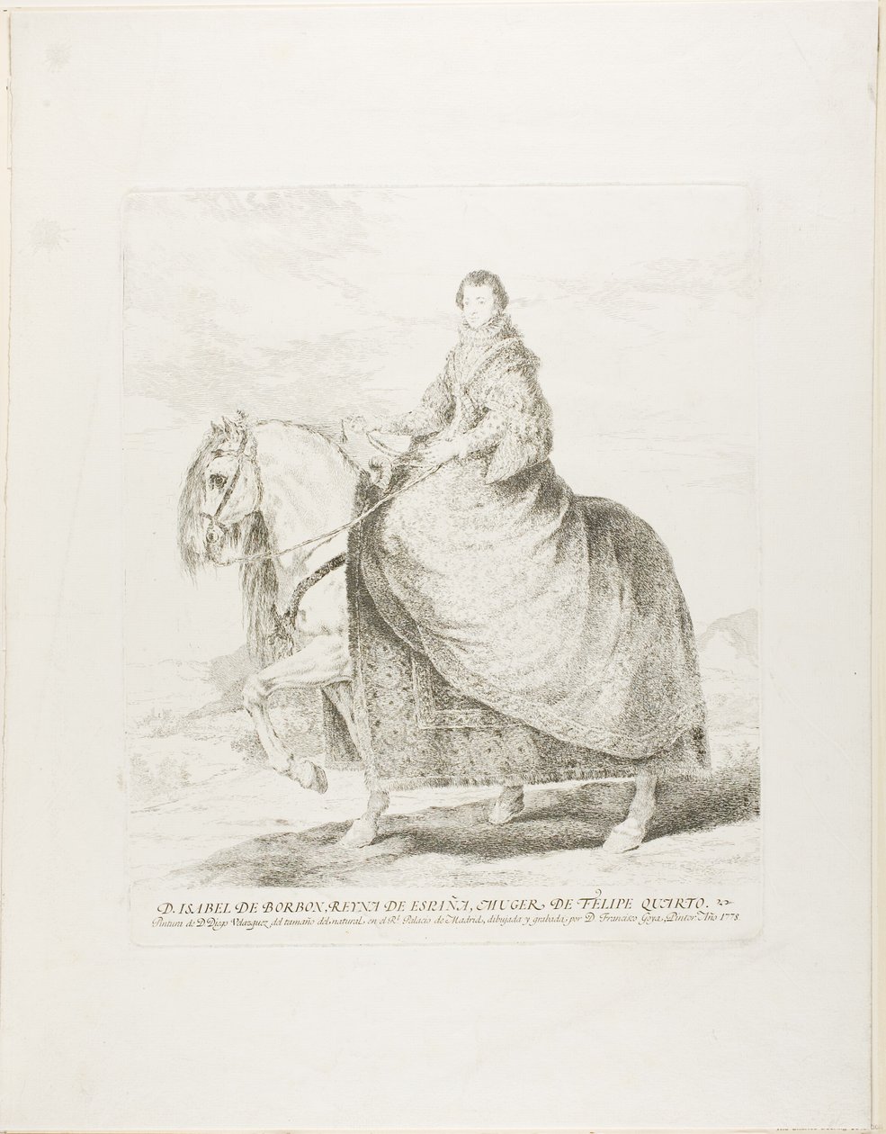 Isabel de Borbon von Francisco Jose de Goya y Lucientes