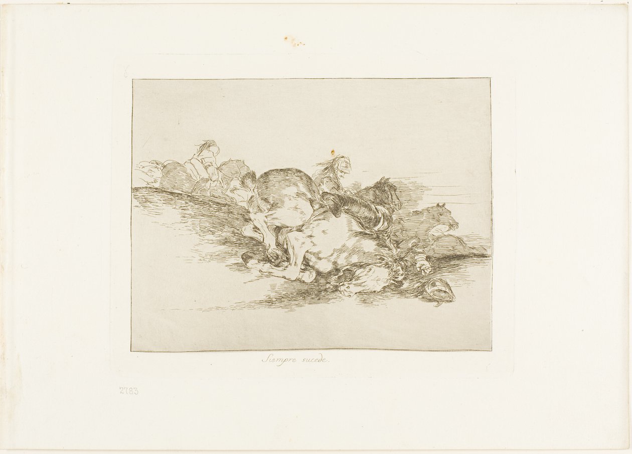 Es passiert immer, Platte acht aus Die Schrecken des Krieges von Francisco Jose de Goya y Lucientes