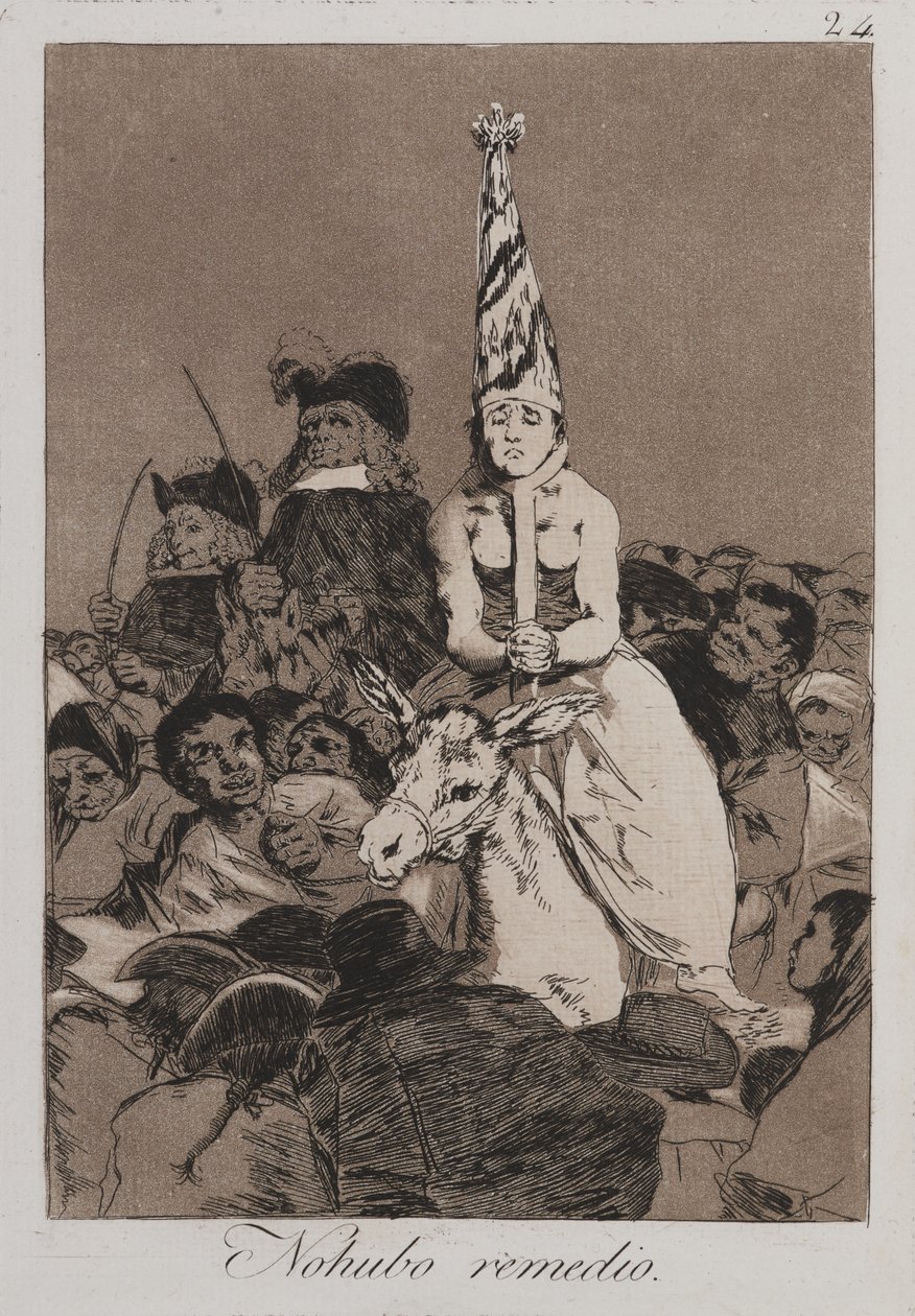 Es konnte nichts dagegen getan werden (Nohubo remedio) von Francisco de Goya