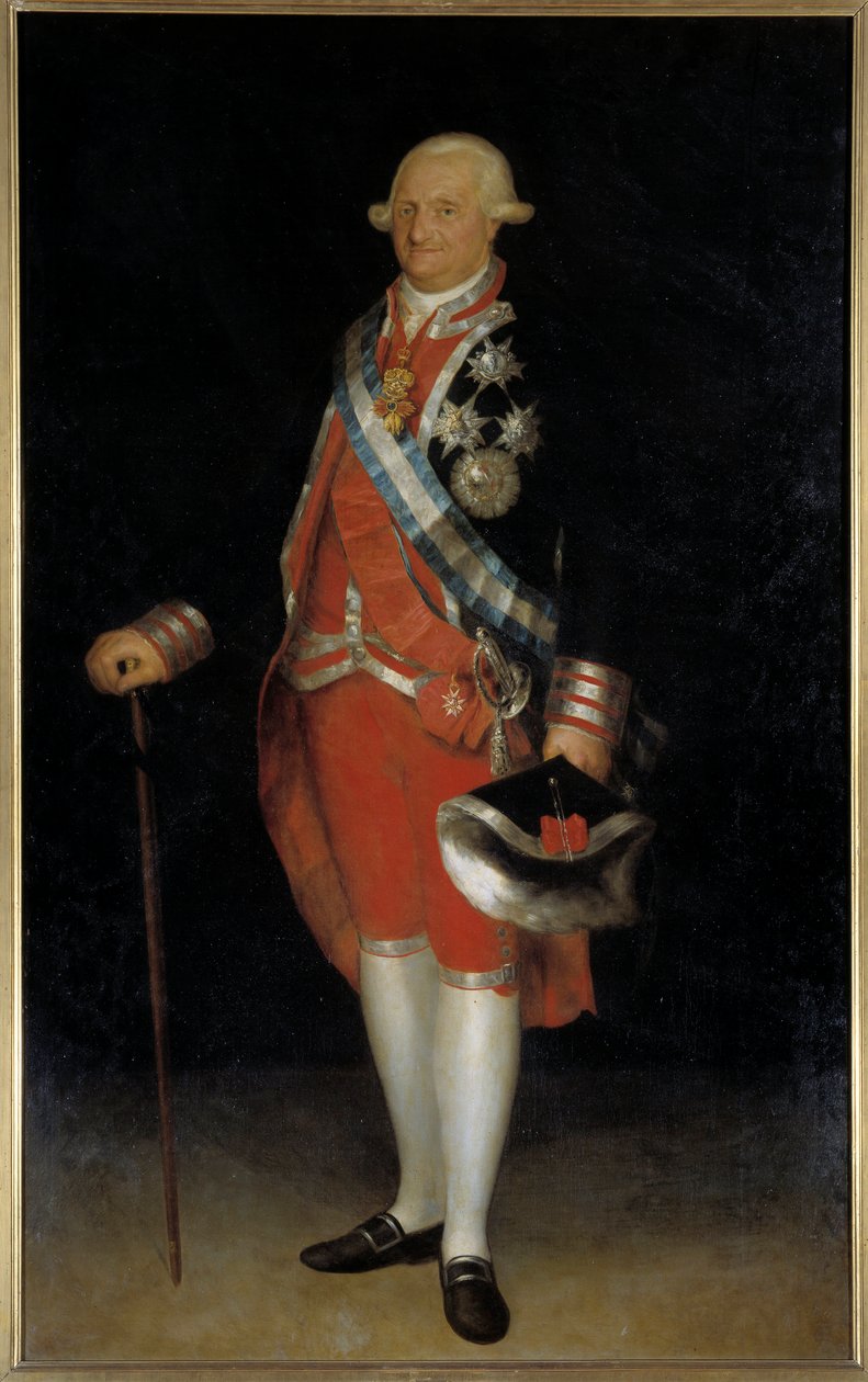 Porträt von Karl IV., König von Spanien von Francisco de Goya
