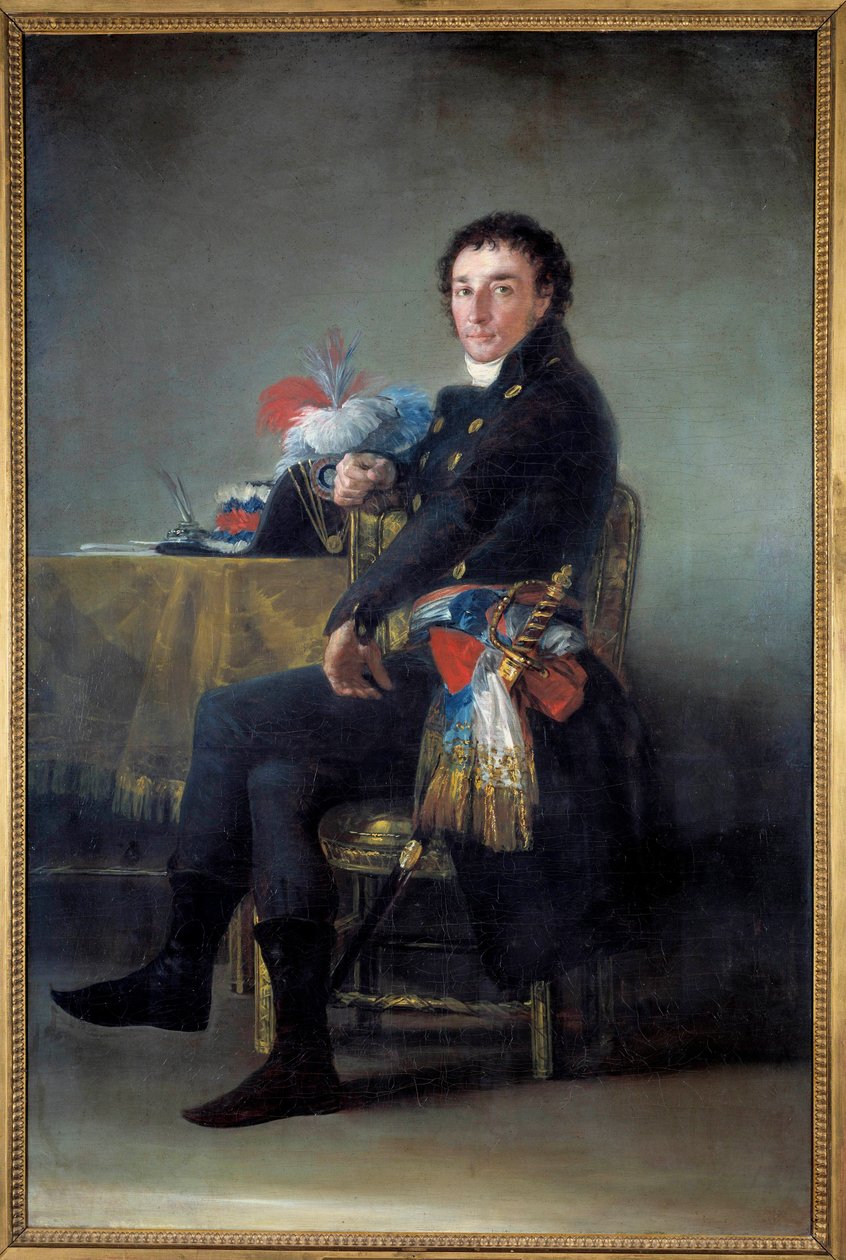 Porträt von Ferdinand Guillemardet, Botschafter Frankreichs in Spanien (1765-1809). Gemälde von Francisco de Goya (1746-1828) 19. Jahrhundert von Francisco de Goya