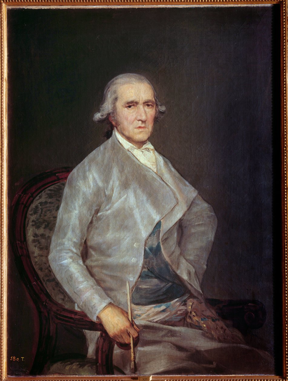 Porträt von Francisco Bayeu. Francisco Bayeu (1734-1795), Maler und Schwager des Künstlers. Gemälde von Francisco de Goya (1746-1795) 1795 Madrid, Prado Museum von Francisco de Goya