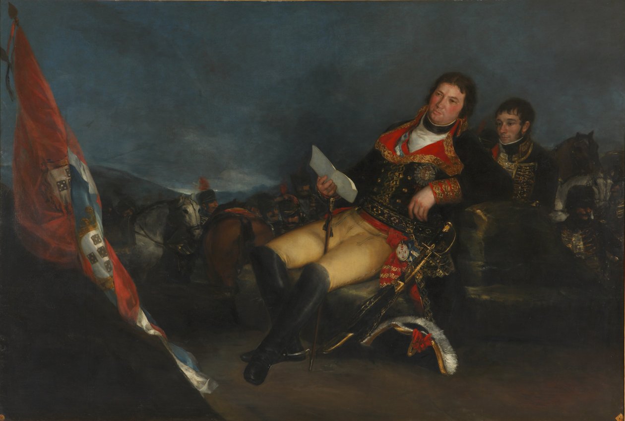 Porträt von Manuel Godoy, genannt der Prinz des Friedens (Detail) von Francisco de Goya