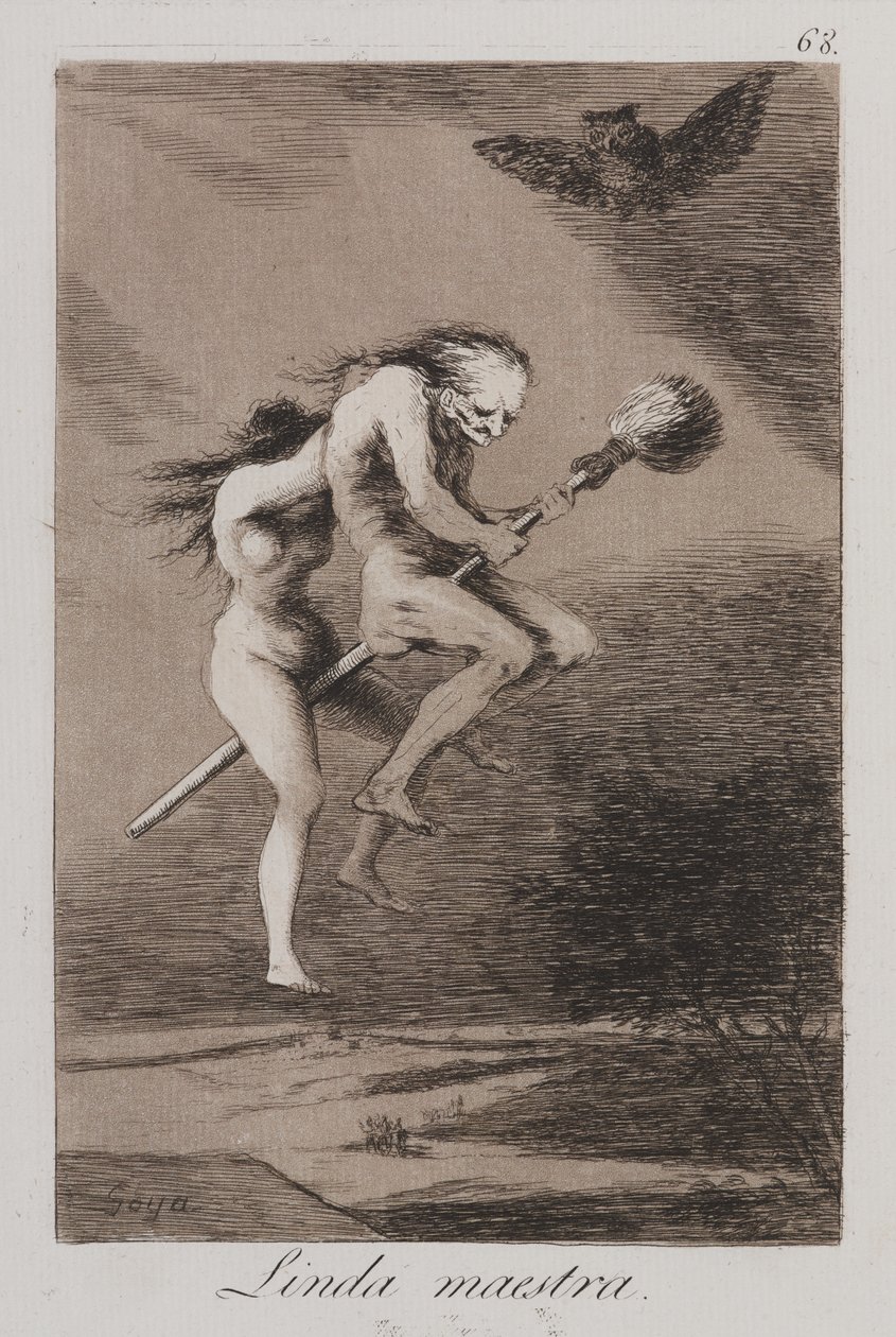 Schöne Lehrerin! von Francisco de Goya