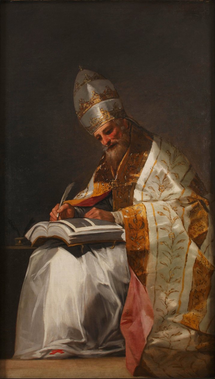 Heiliger Gregor der Große von Francisco de Goya