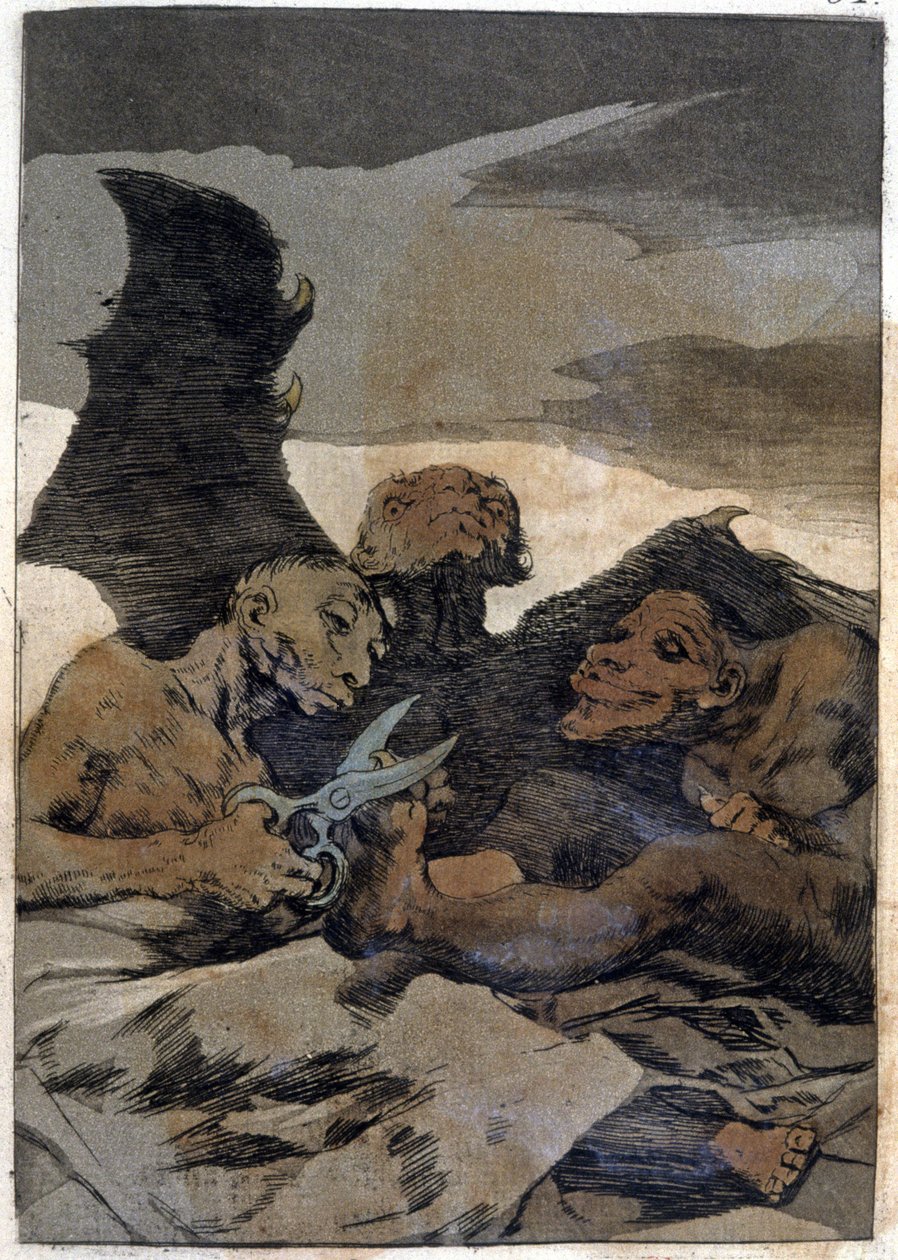 Se Repulen (Es geht ihnen gut), ca. 1802 von Francisco Jose de Goya y Lucientes