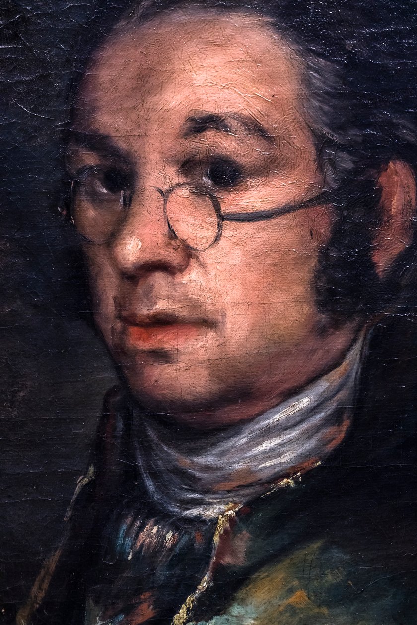 Selbstporträt mit Brille, um 1800 von Francisco Jose de Goya y Lucientes