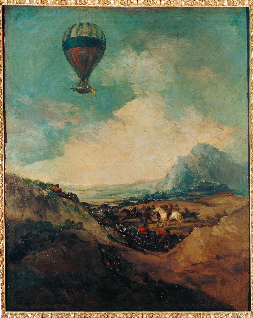 Der Ballon oder Der Aufstieg der Montgolfiere von Francisco Jose de Goya y Lucientes