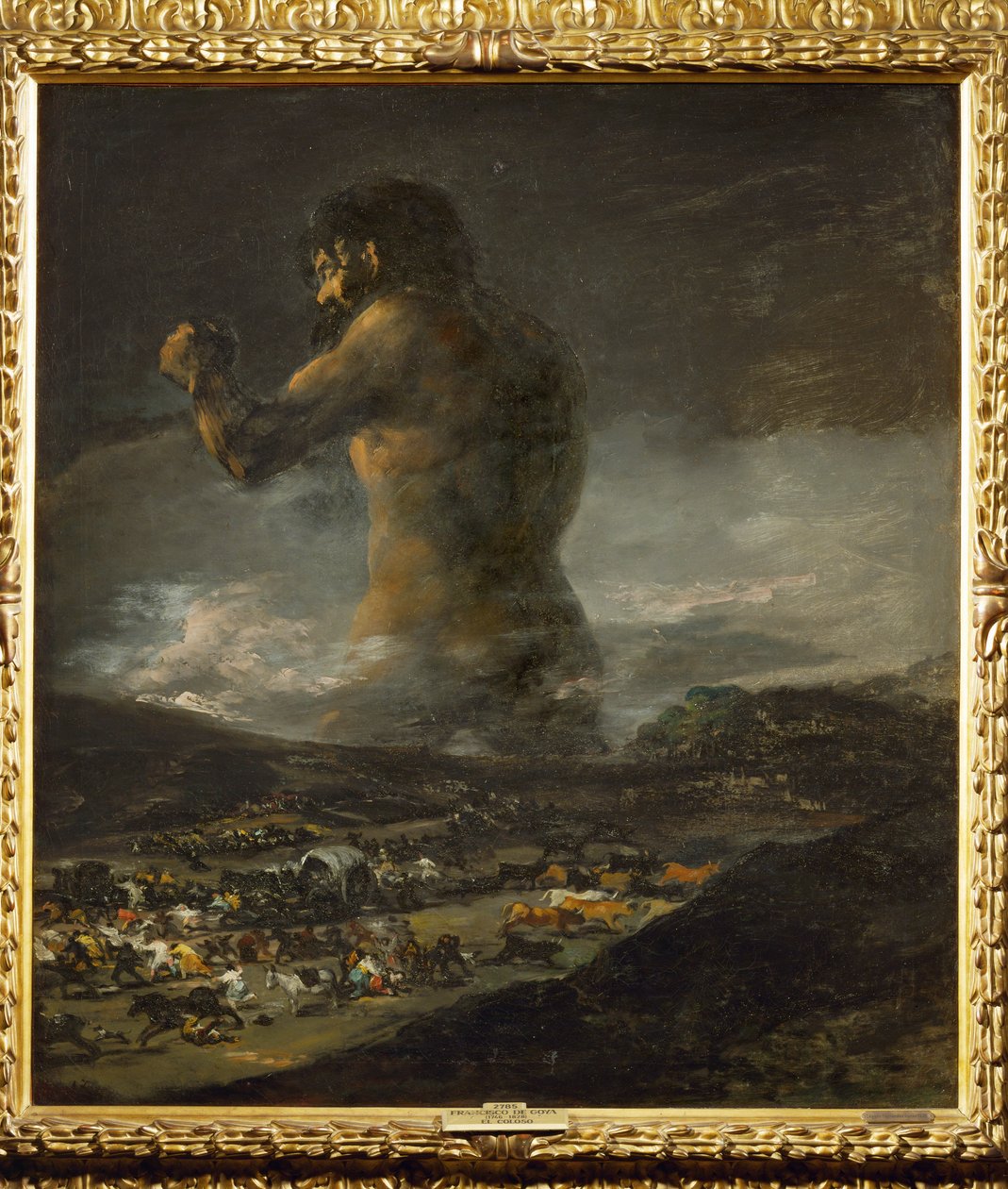 Der Koloss von Francisco Jose de Goya y Lucientes