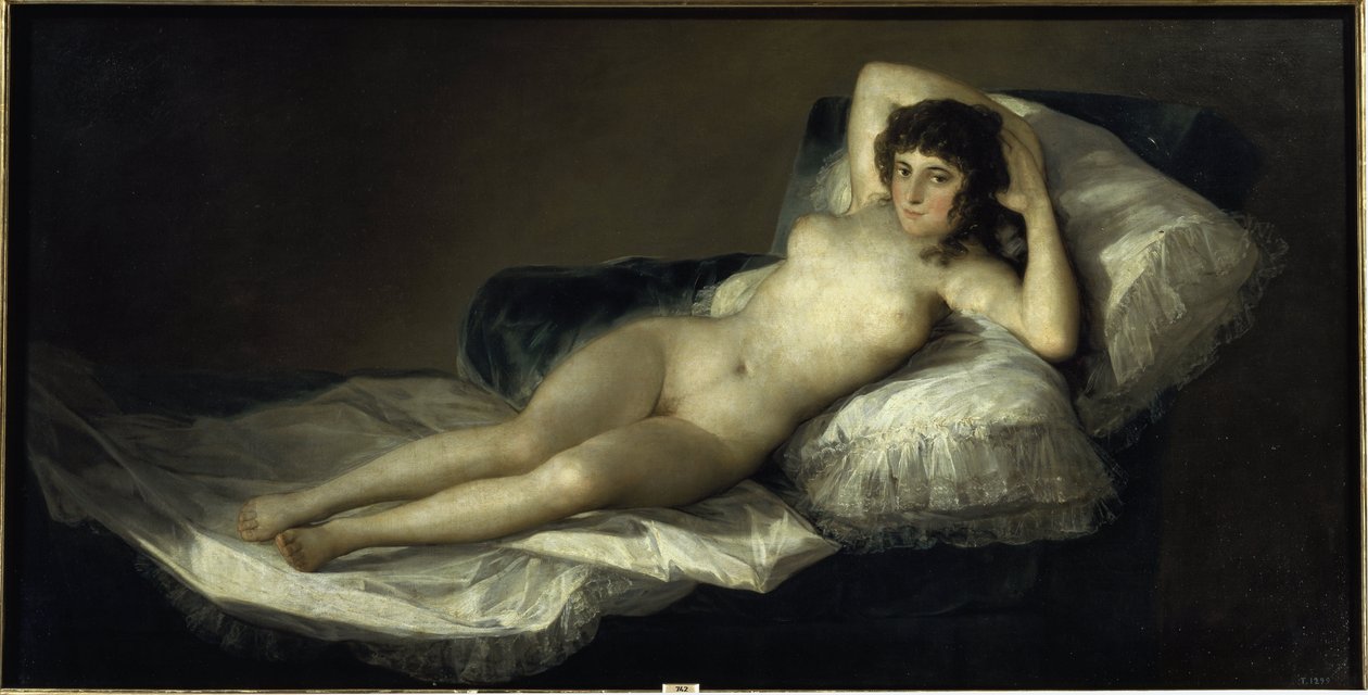 Die nackte Maja, ca. 1798-1805 von Francisco Jose de Goya y Lucientes