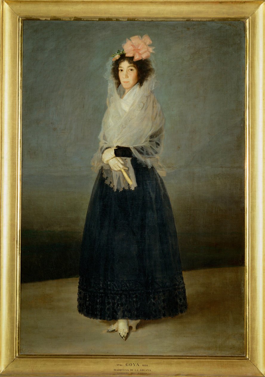 Die Gräfin del Carpio, Marquesa de la Solana, gemalt um 1795, dem Jahr ihres Todes von Francisco Jose de Goya y Lucientes