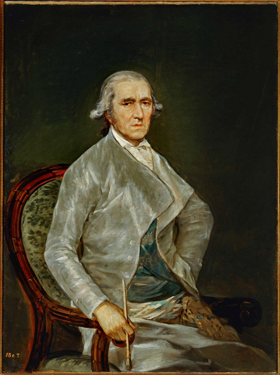 Der Maler Francisco Bayeu von Francisco Jose de Goya y Lucientes