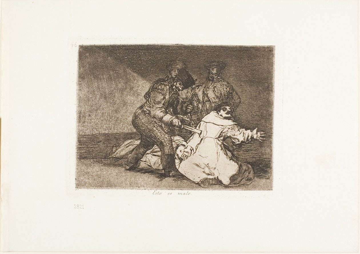 Das ist schlecht, Platte 46 aus Die Schrecken des Krieges von Francisco Jose de Goya y Lucientes