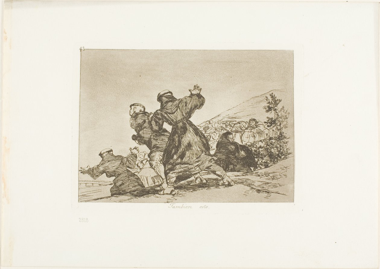 Dies auch, Platte 43 aus Die Schrecken des Krieges von Francisco Jose de Goya y Lucientes