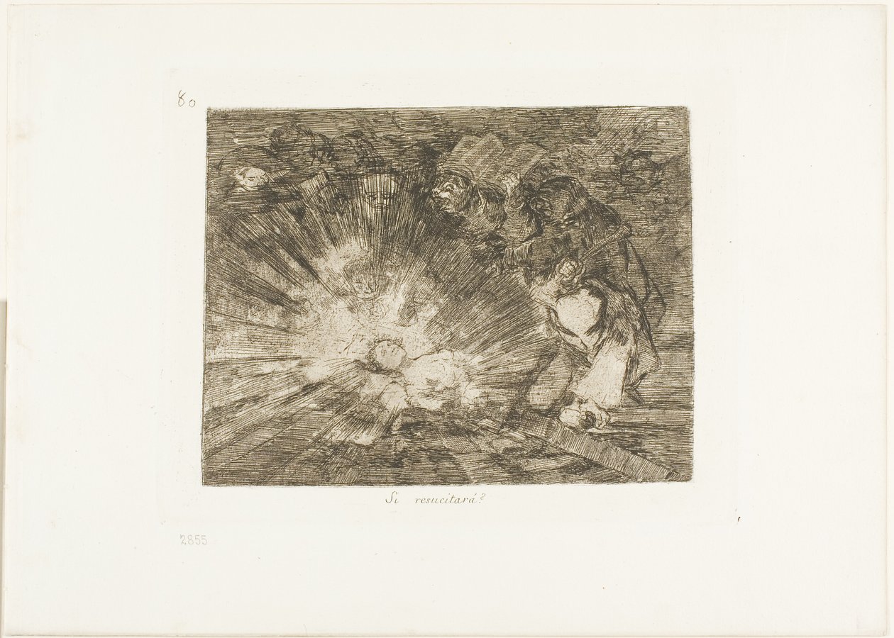 Wird sie wieder auferstehen?, Platte 80 aus Die Schrecken des Krieges von Francisco Jose de Goya y Lucientes
