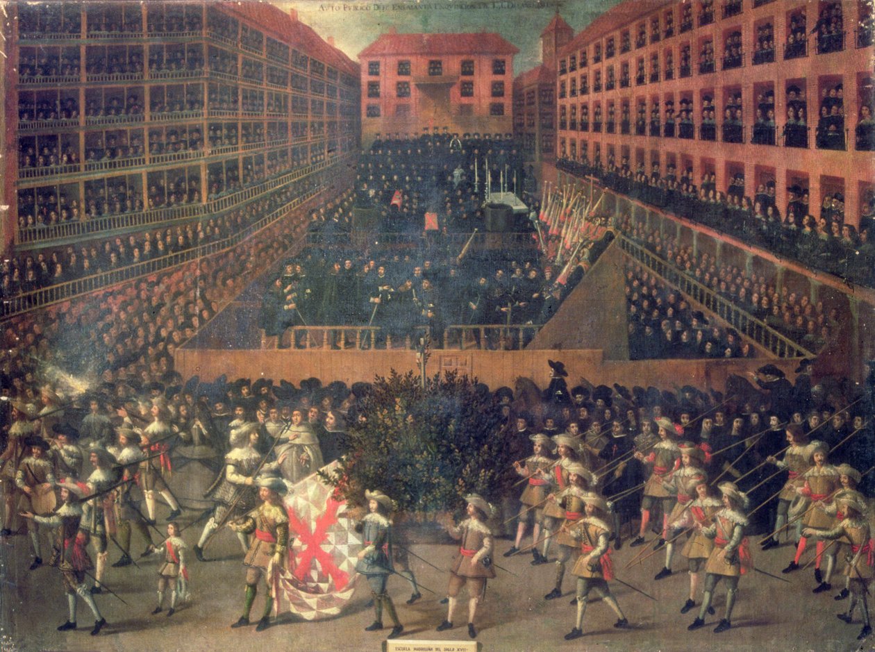 Auto-da-fé im Jahr 1656 von Francisco Rizi