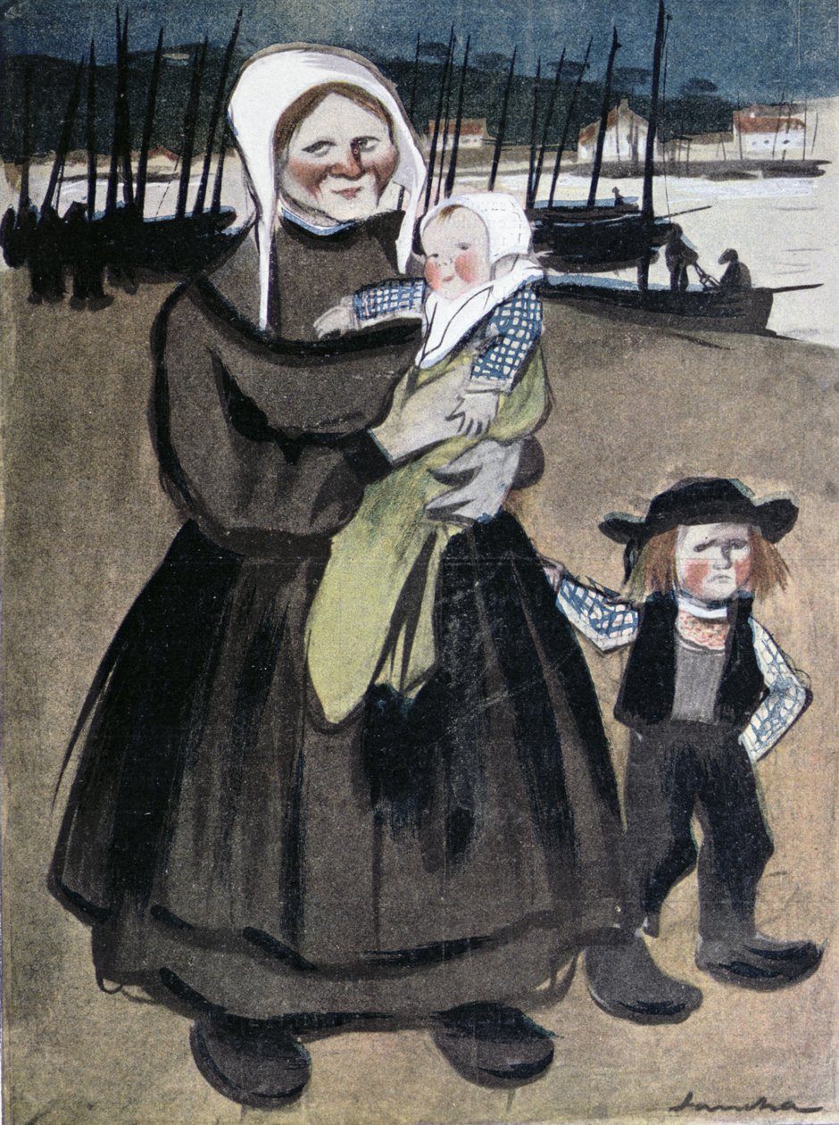 Die Hungersnot in der Bretagne, Illustration aus einer Sonderausgabe von 