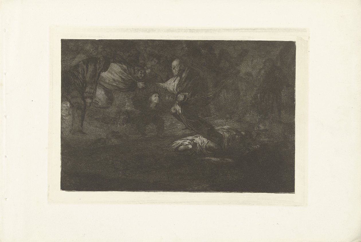 Begräbnis Dummheit (Los Disparates) von Francisco de Goya