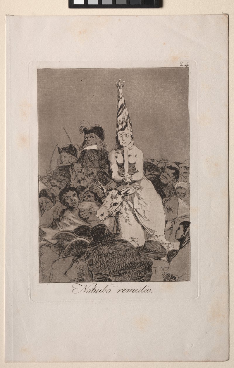 Caprichos: Nichts konnte dagegen getan werden von Francisco de Goya