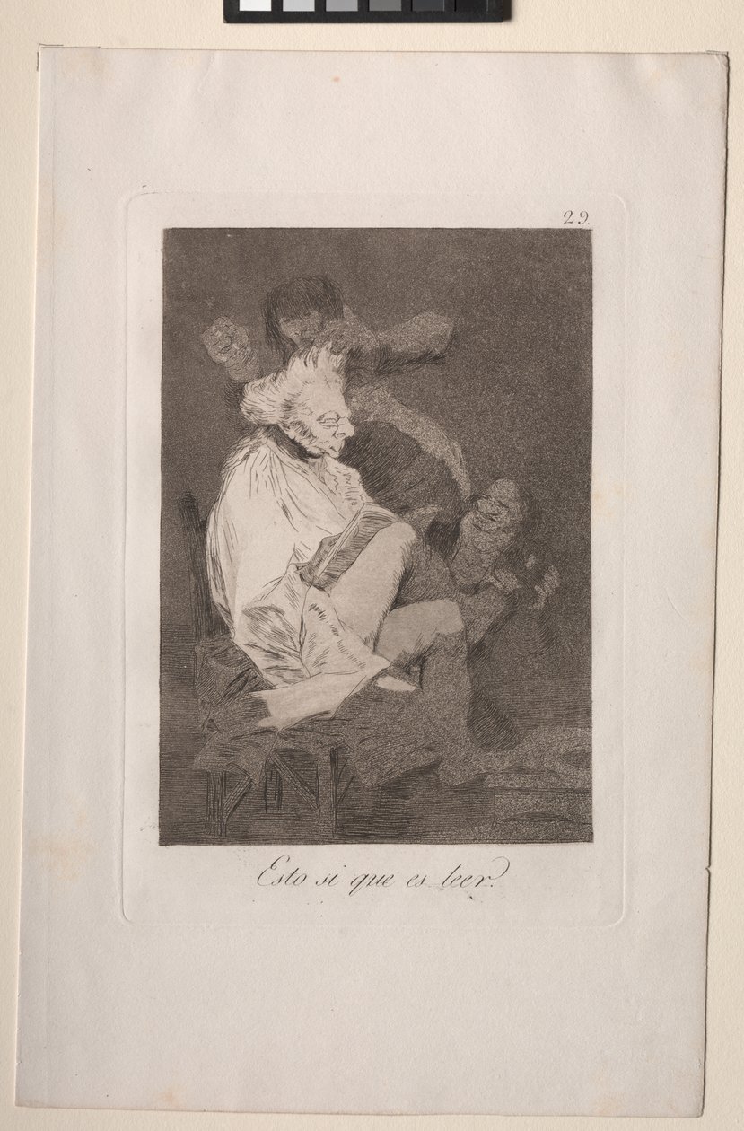 Caprichos: Das ist sicherlich lesen können von Francisco de Goya