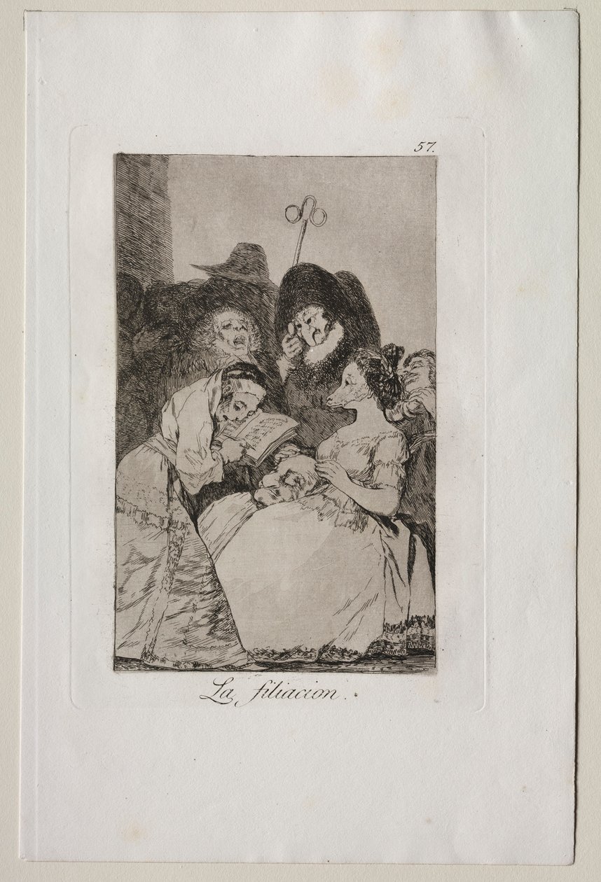 Caprichos: Die Abstammung von Francisco de Goya