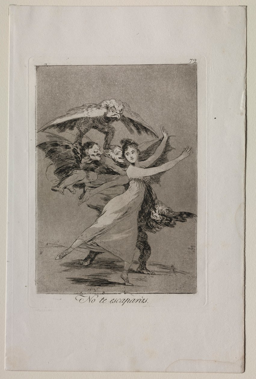Caprichos: Du wirst nicht entkommen von Francisco de Goya