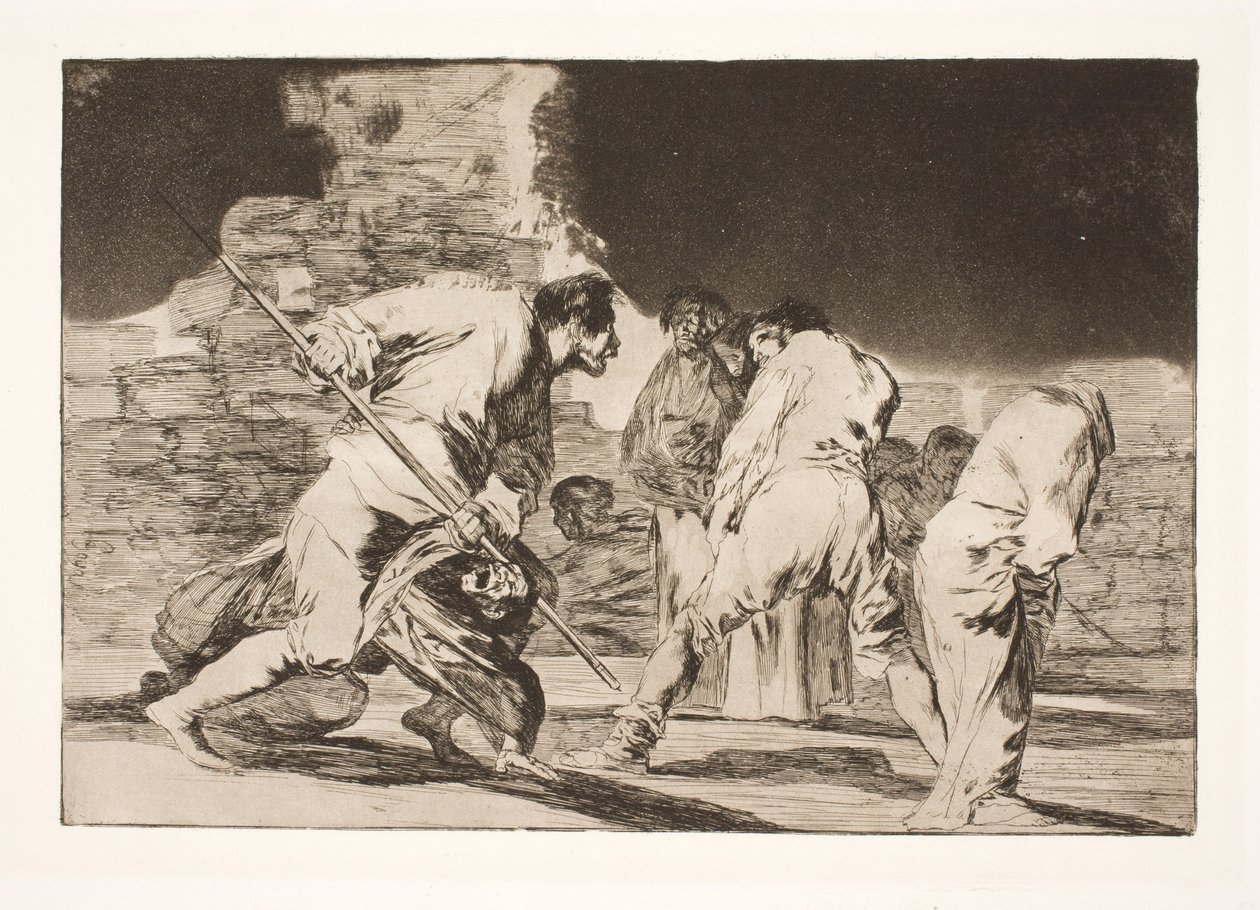 Der törichte Zorn (Es ist unglaublich - und wir wurden von Gott geschaffen) von Francisco de Goya
