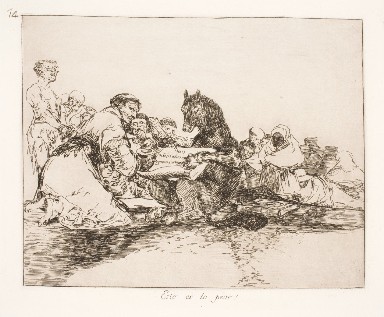 Es ist jedoch schlimmer (74) von Francisco de Goya