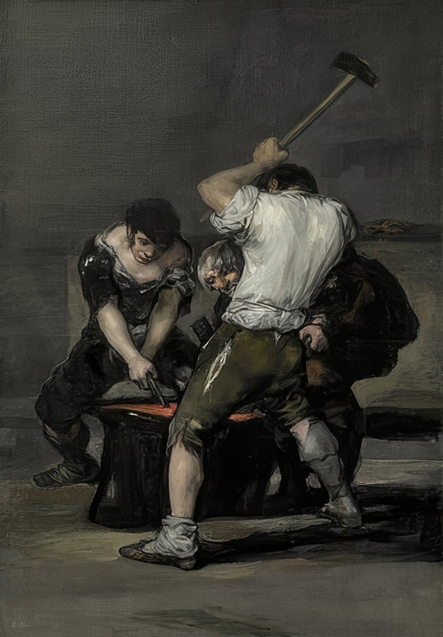 Die Schmiede von Francisco de Goya