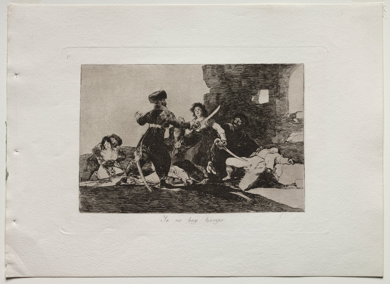 Die Schrecken des Krieges: Jetzt ist keine Zeit von Francisco de Goya