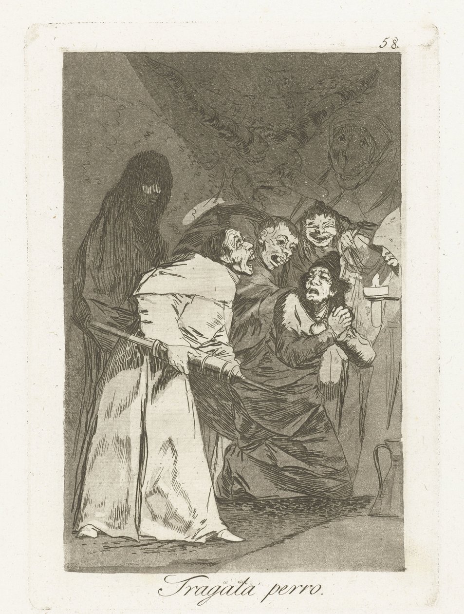 Schlucken, Hund von Francisco de Goya
