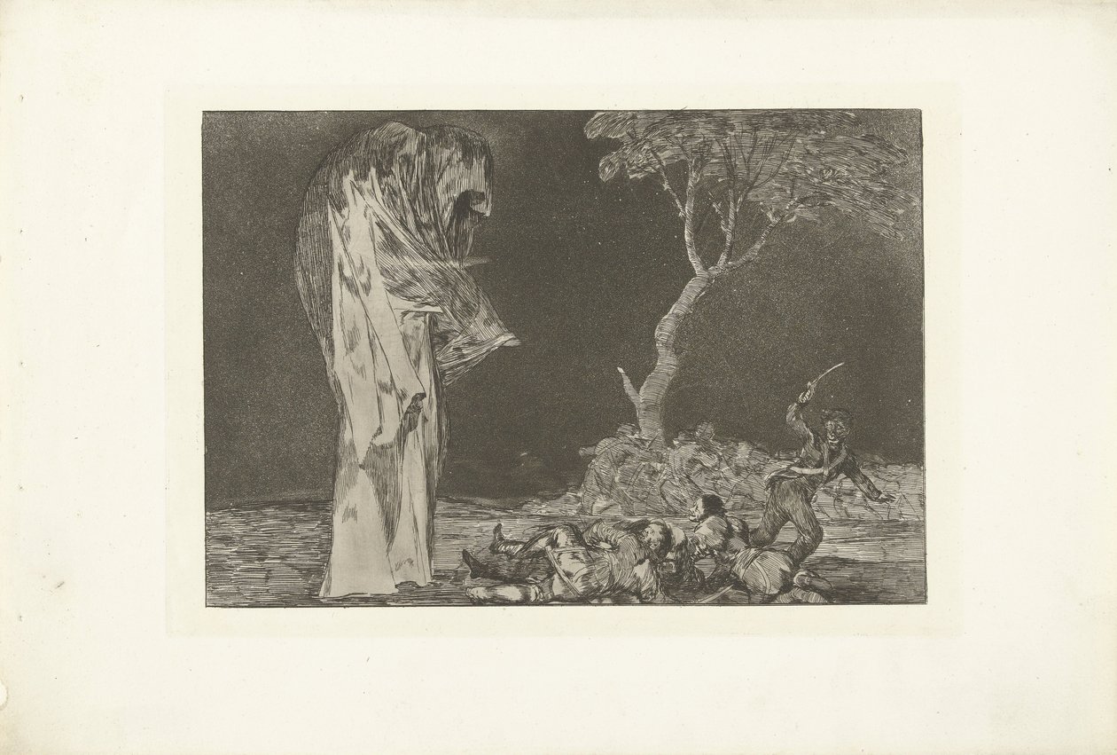 Dummheit der Angst (Los Disparates) von Francisco de Goya