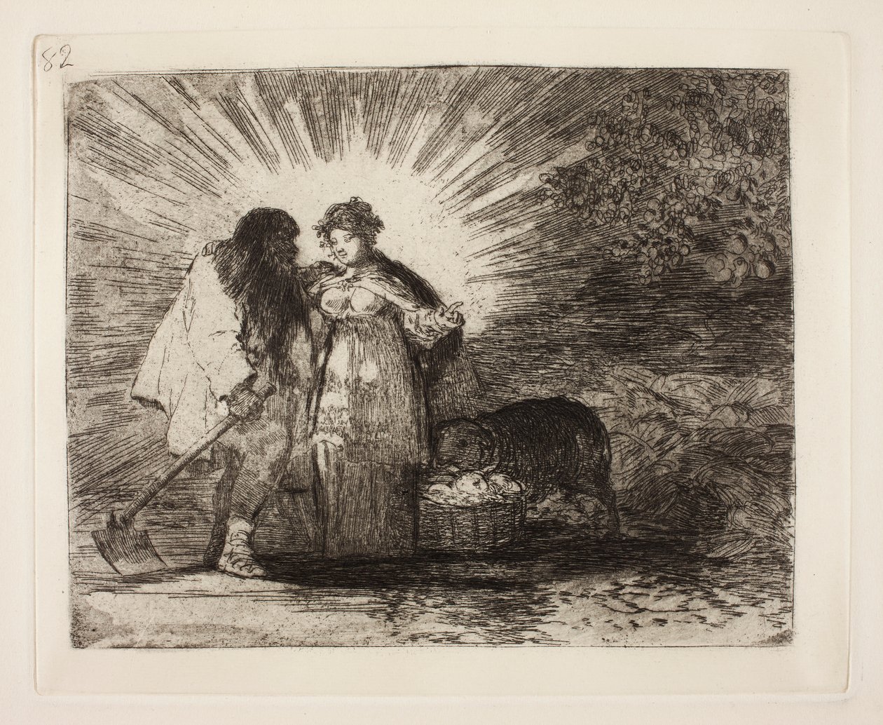 Los desastres de la guerra, Platte Nr. 82 von Francisco de Goya