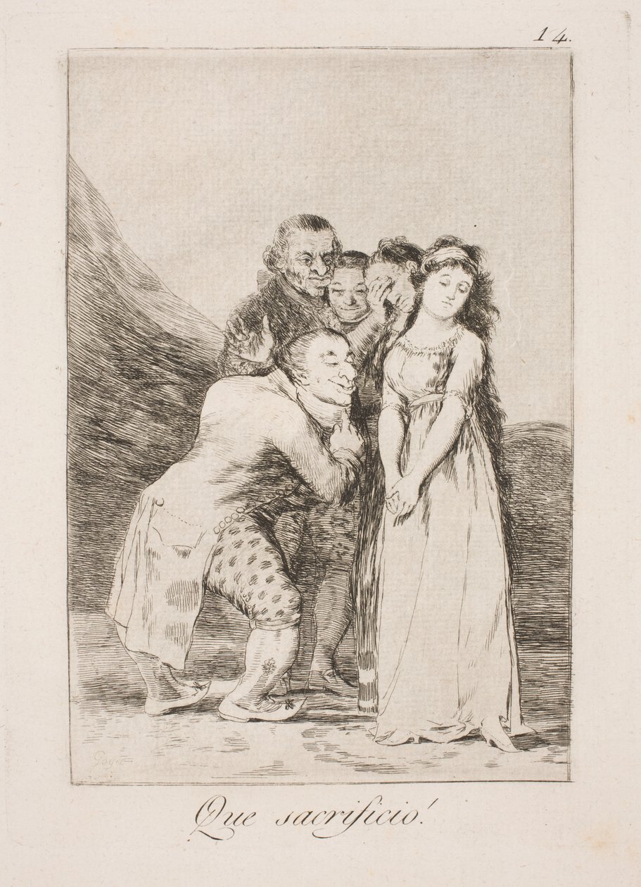 Welches Opfer von Francisco de Goya