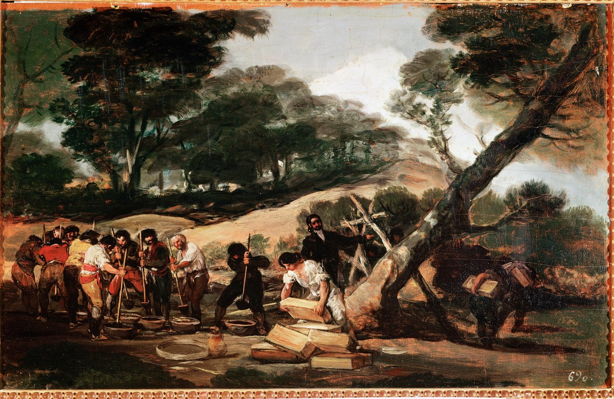 Illegale Pulverpflanze von Francisco de Goya