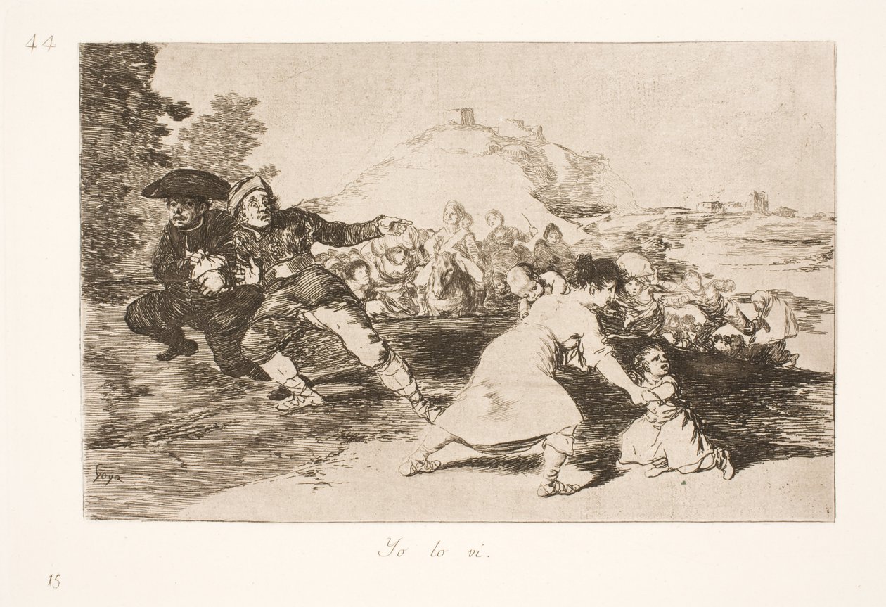 Ich sah es von Francisco de Goya