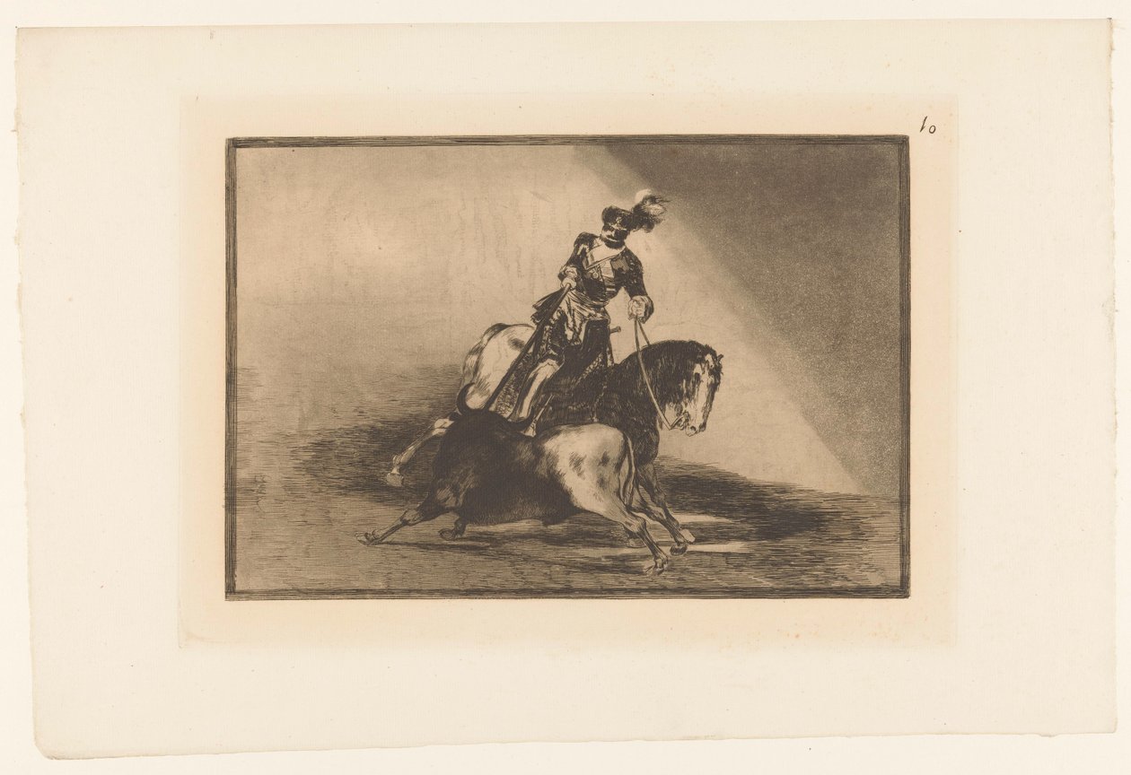 Kaiser Karl V. im Kampf mit einem Stier von Francisco de Goya