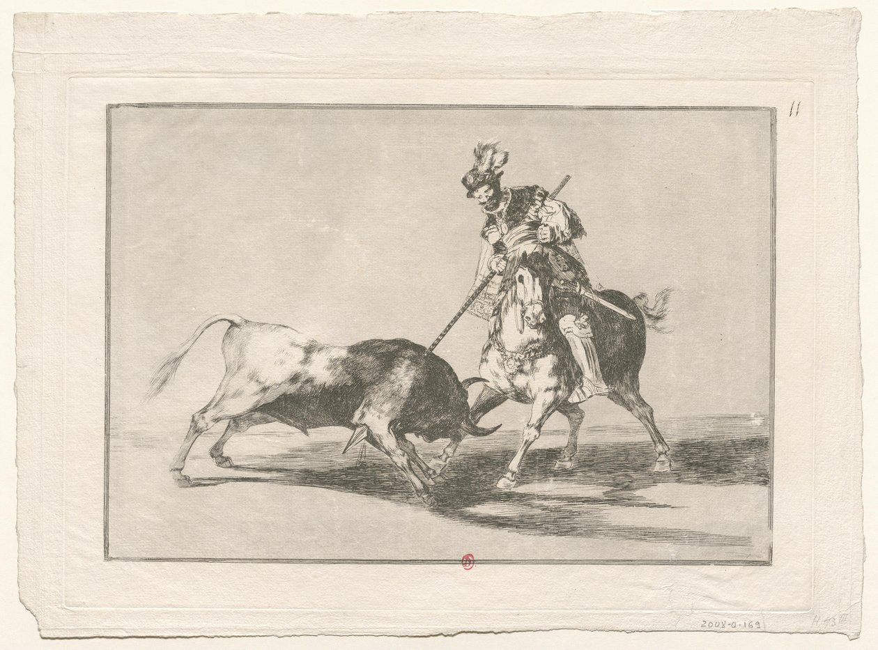 [Der Stierkampf, Nr. 11] von Francisco de Goya