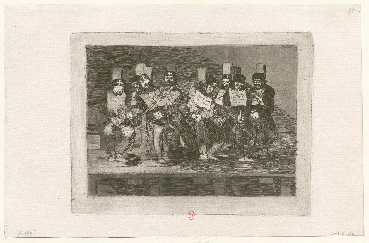 Die Schrecken des Krieges, Tafel 35: Man kann nicht wissen, warum von Francisco de Goya