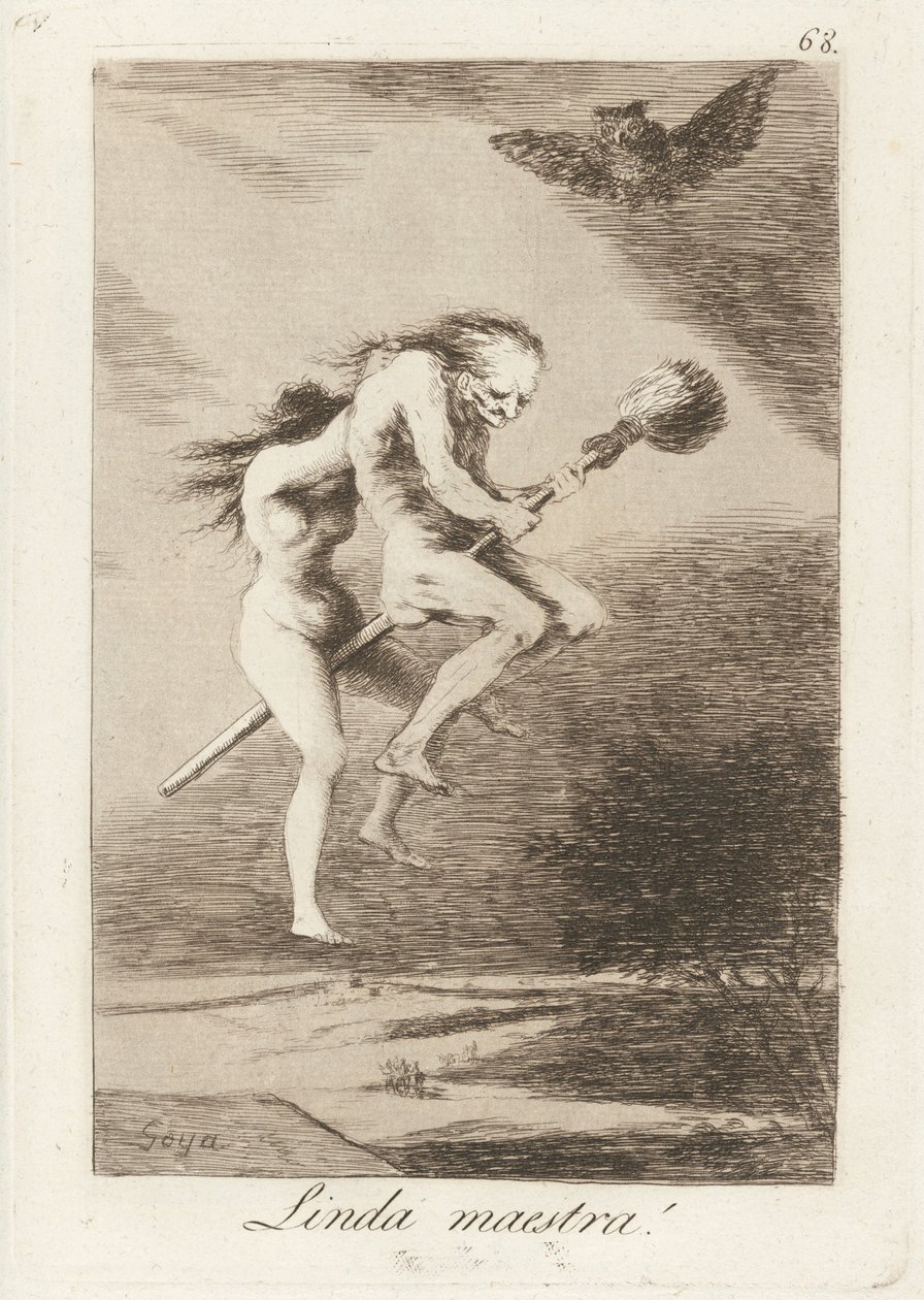 Schöne Lehrerin! von Francisco de Goya