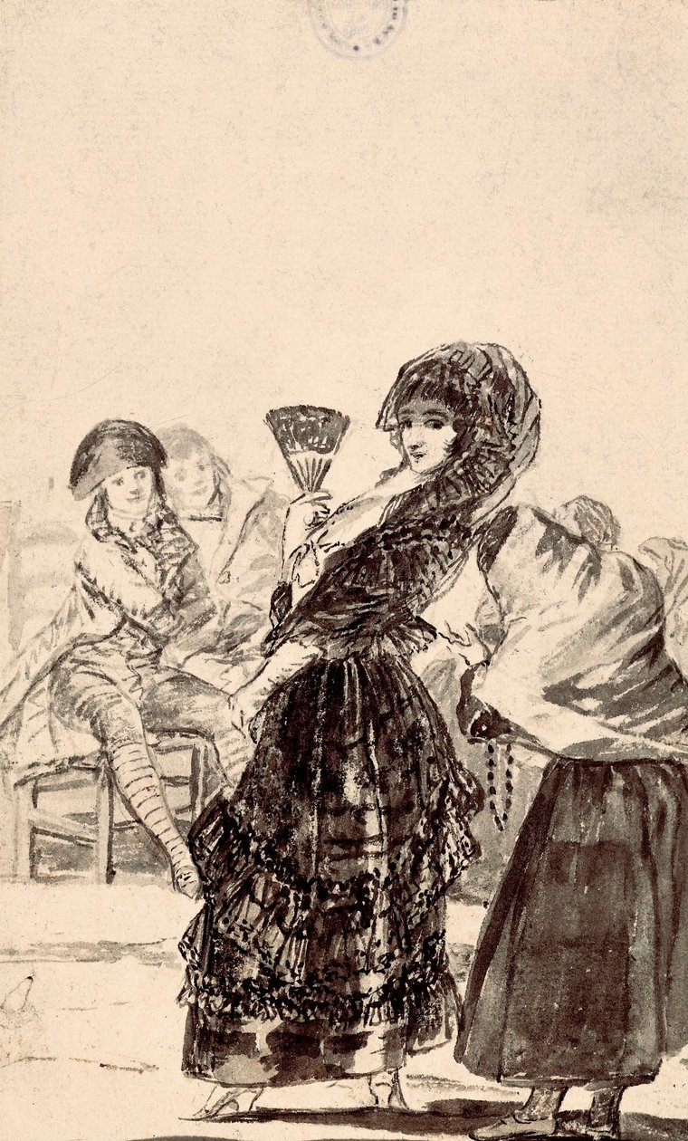 Los Caprichos: "Möge Gott ihr vergeben, sie war ihre Mutter" von Francisco de Goya