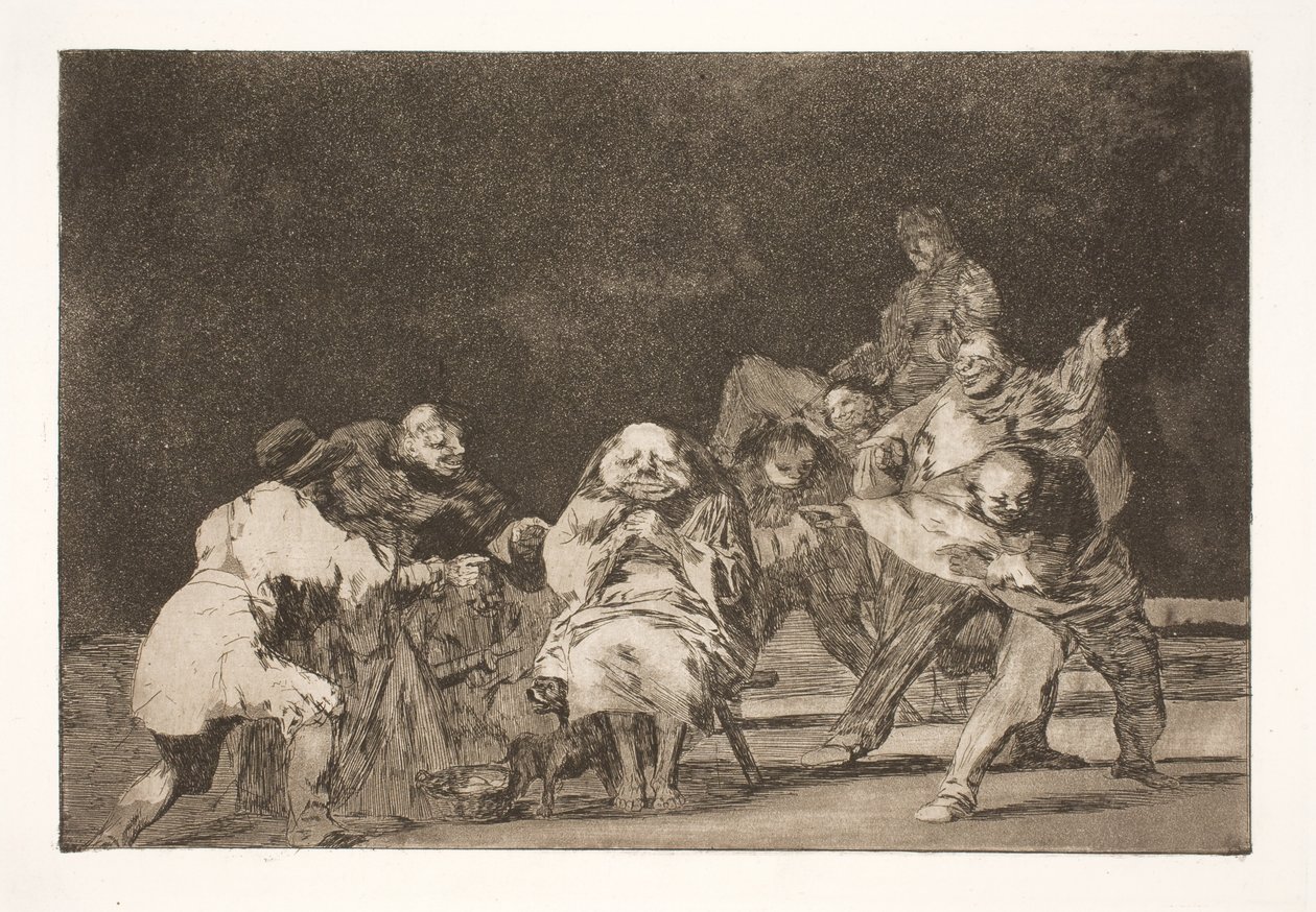 Loyalität (Er, der dich nicht mag, wird dich durch Spott verleumden) von Francisco de Goya